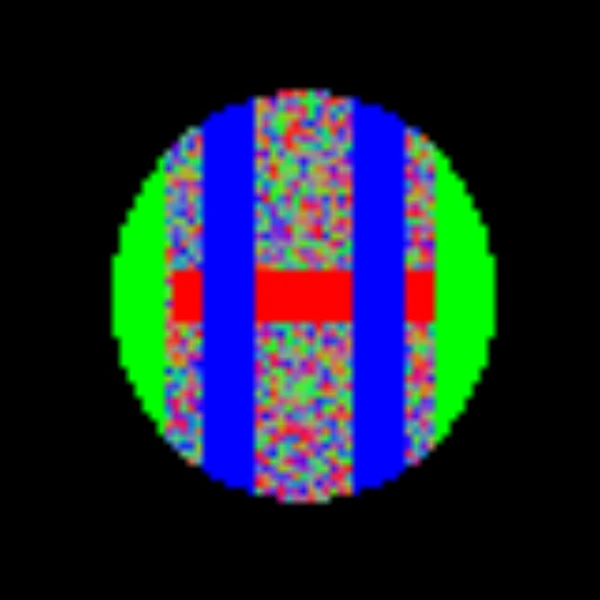 Coronal slice of the same DTI colours